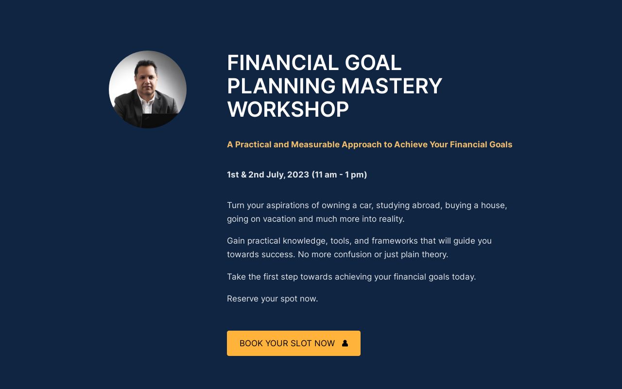 Financial Goal Planning Mastery by Ritesh Sabharwal